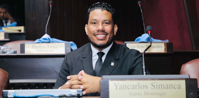 Yancarlos Simanca, diputado por la provincia Santo Domingo.