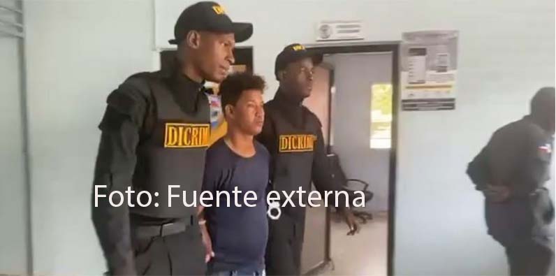 El vigilante Apolinar De La Cruz Adbrincola, en custodia.