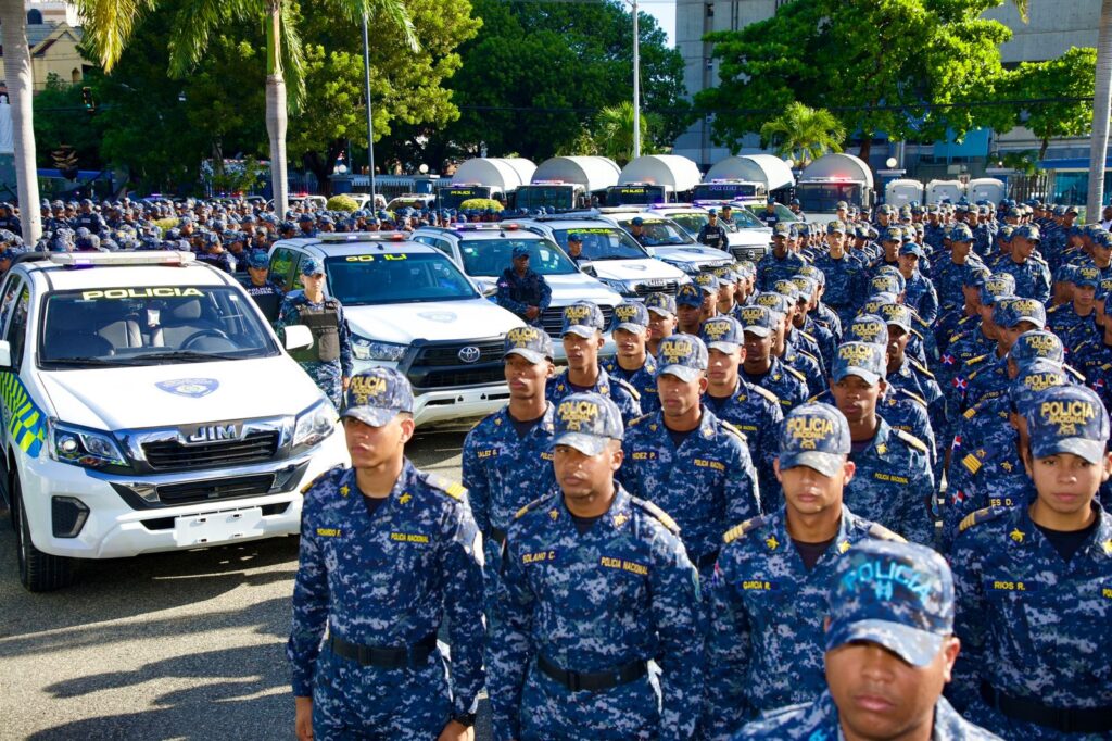 Miembros de la Policía Nacional .