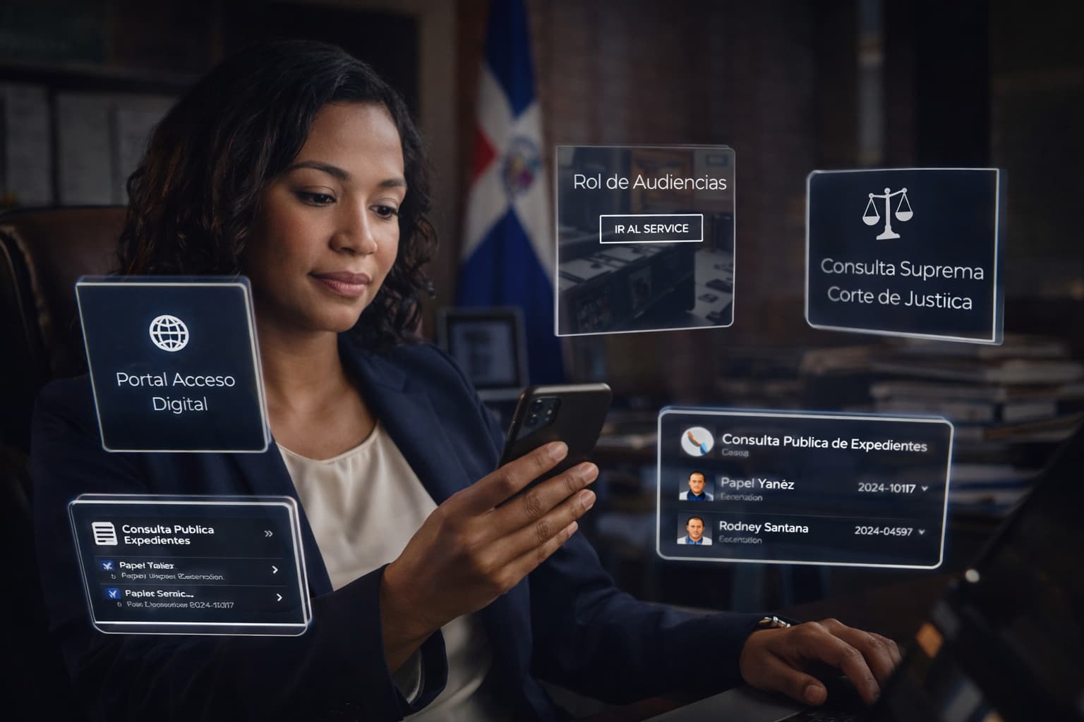 Es el portal justicia.gob.do como eje de su transformación digital