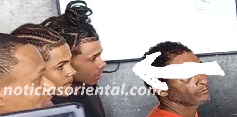 Tres de los imputados en el proceso.