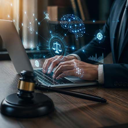 IA en justicia inteligencia artificial (IA).