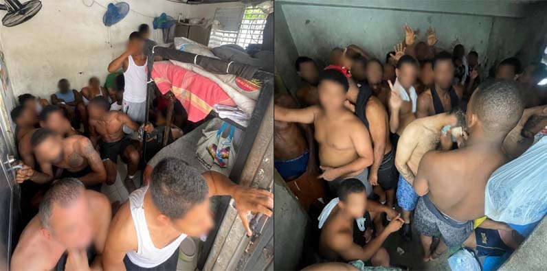 Privados de libertad recluidos en ese destacamento policial.